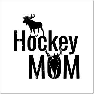 Hockey Mom with Reindeers Posters and Art